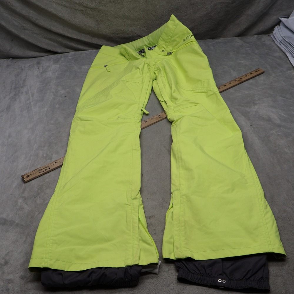 Burton Snow Pants Womens Small Green Waterproof Insulated Thermo-Lite Ski 29x31